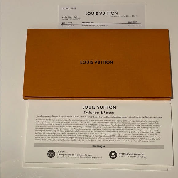 LOUIS VUITTON DAMIER GRAPHITE PORTE DOCUMENTS-VOYAGE NWOT. WITH BOX  & POUCH - Picture 7 of 8